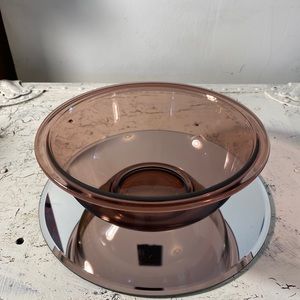 1 Pyrex Cranberry 323 Mixing Bowl 1.5 Qt